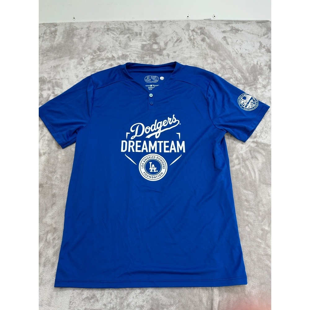 Los Angeles Dodgers‎ #20 Dept Parks & Recreation Jersey by Majestic -Men XL New